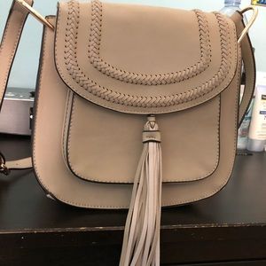 Country Suede Crossbody Tassle Bag